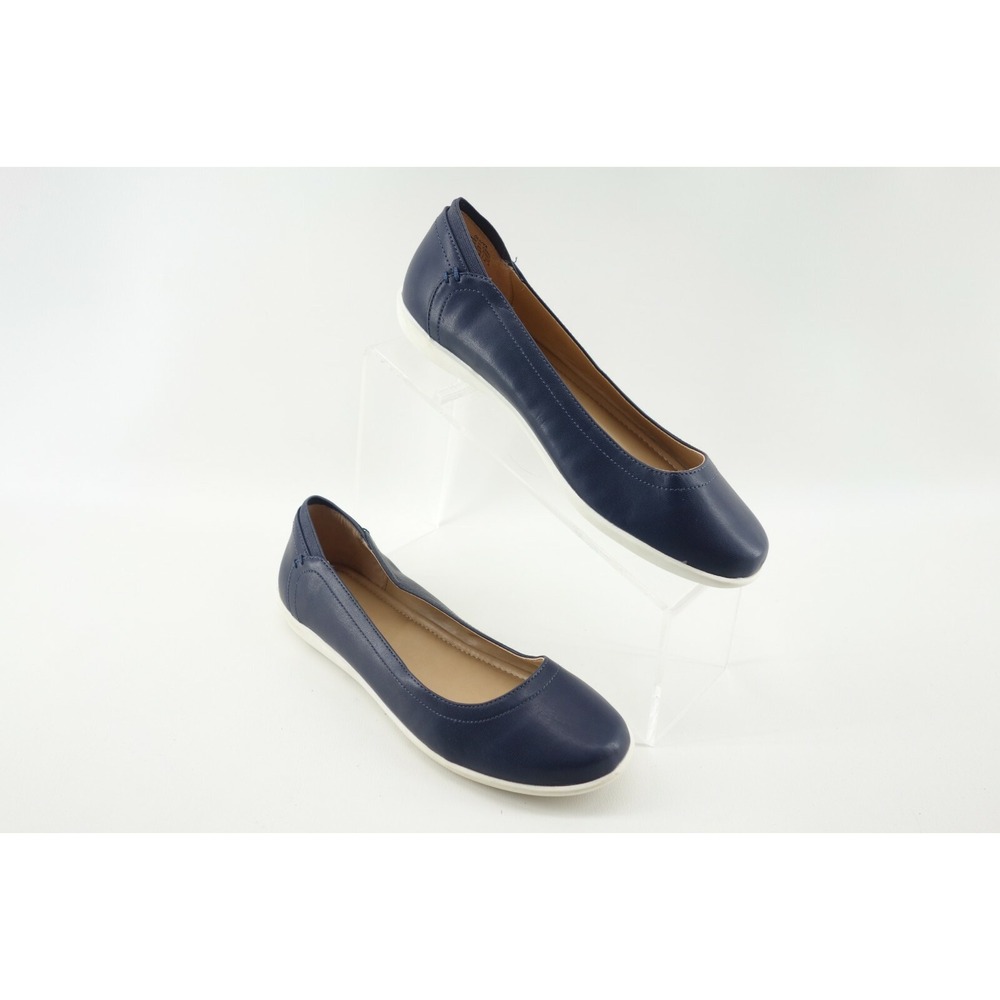 Abella Olivya Blue Slip On Ballet Flats Comfort Shoes Women's size 7 US 37.5 EU‎